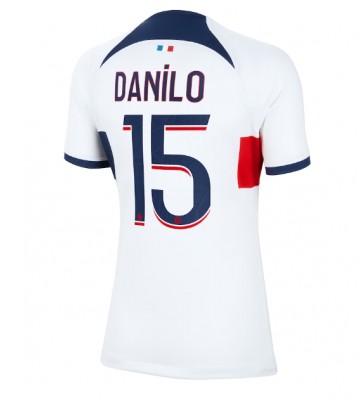 Paris Saint-Germain Danilo Pereira #15 Segunda Equipación Mujer 2023-24 Manga Corta